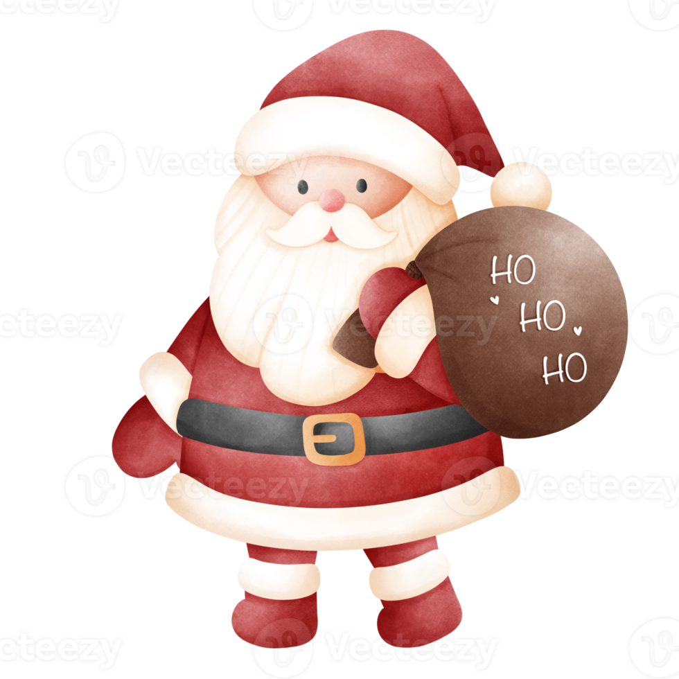 Cute Santa Claus On Christmas Day 34338375 PNG cute-santa-claus-on-christmas-day-34338375-png