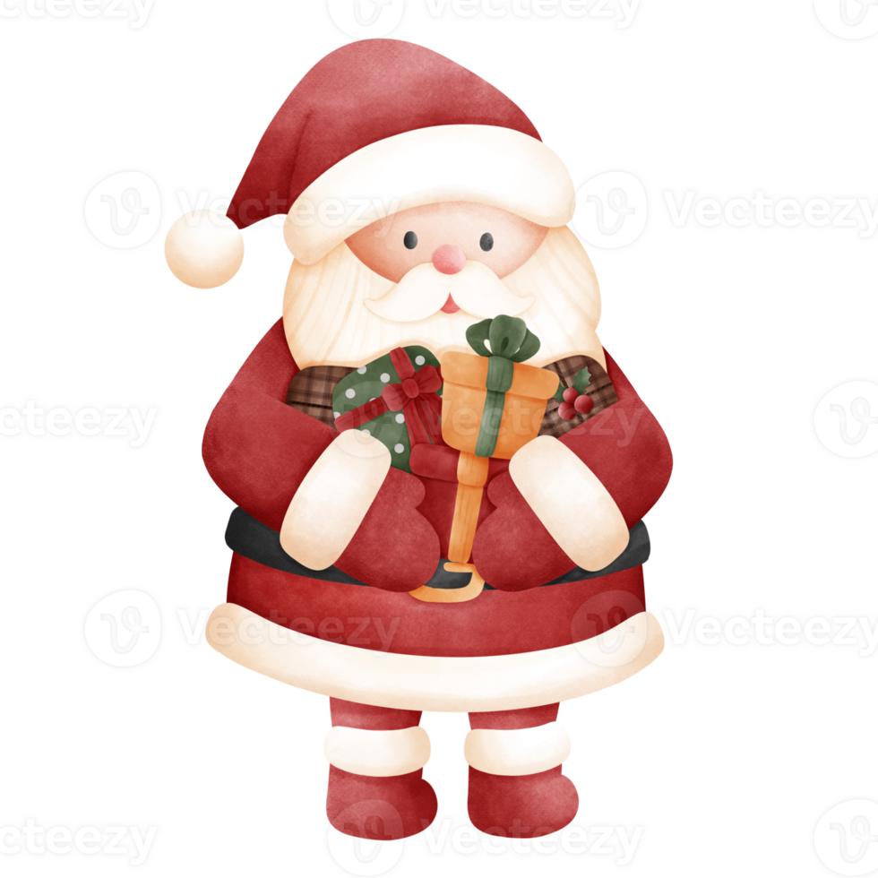 Cute Santa Claus On Christmas Day 34338384 PNG cute-santa-claus-on-christmas-day-34338384-png