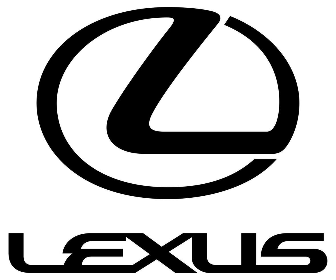 Lexus car logo vector illustration