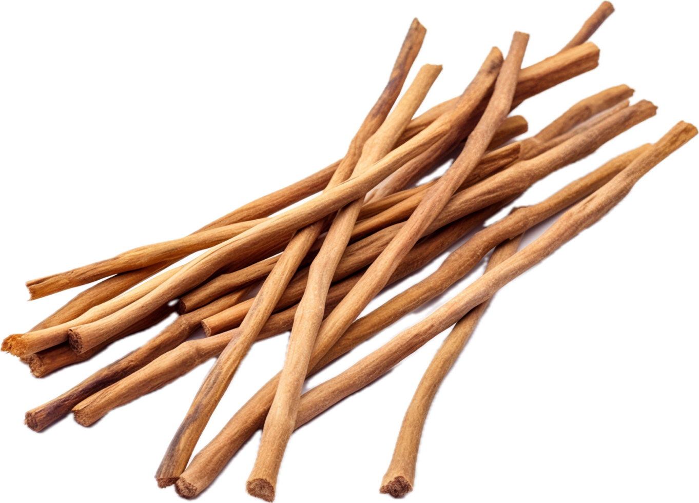 Dried vanilla sticks png with AI generated.