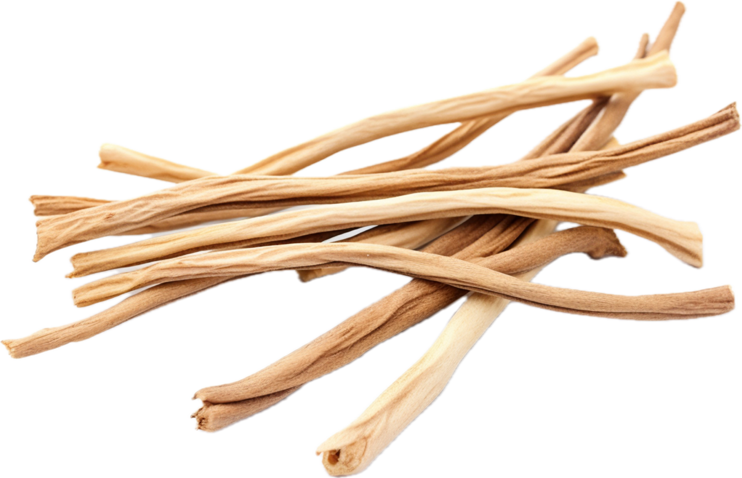 Dried vanilla sticks png with AI generated.