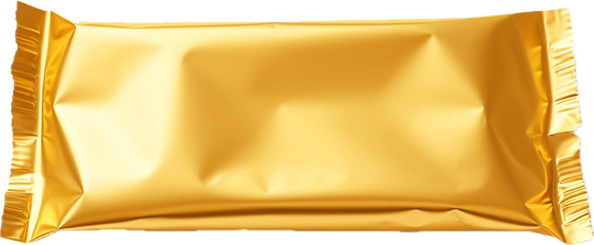 Golden candy wrapper png with AI generated.