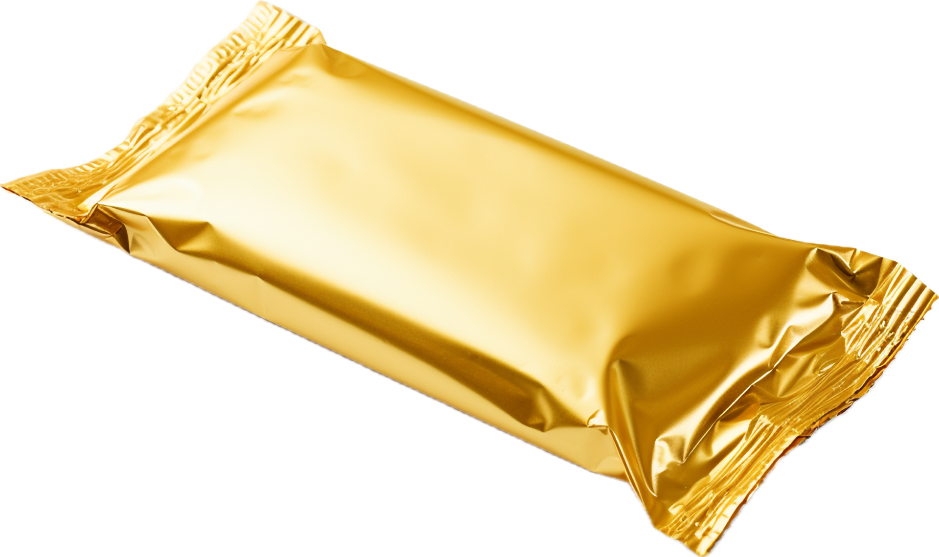 Golden candy wrapper png with AI generated. 34338611 PNG