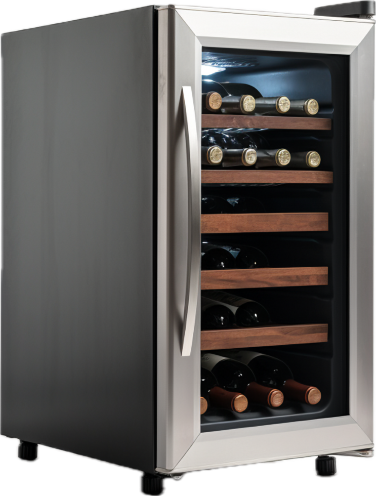 Wine fridge cooler png with AI generated. 34338739 PNG