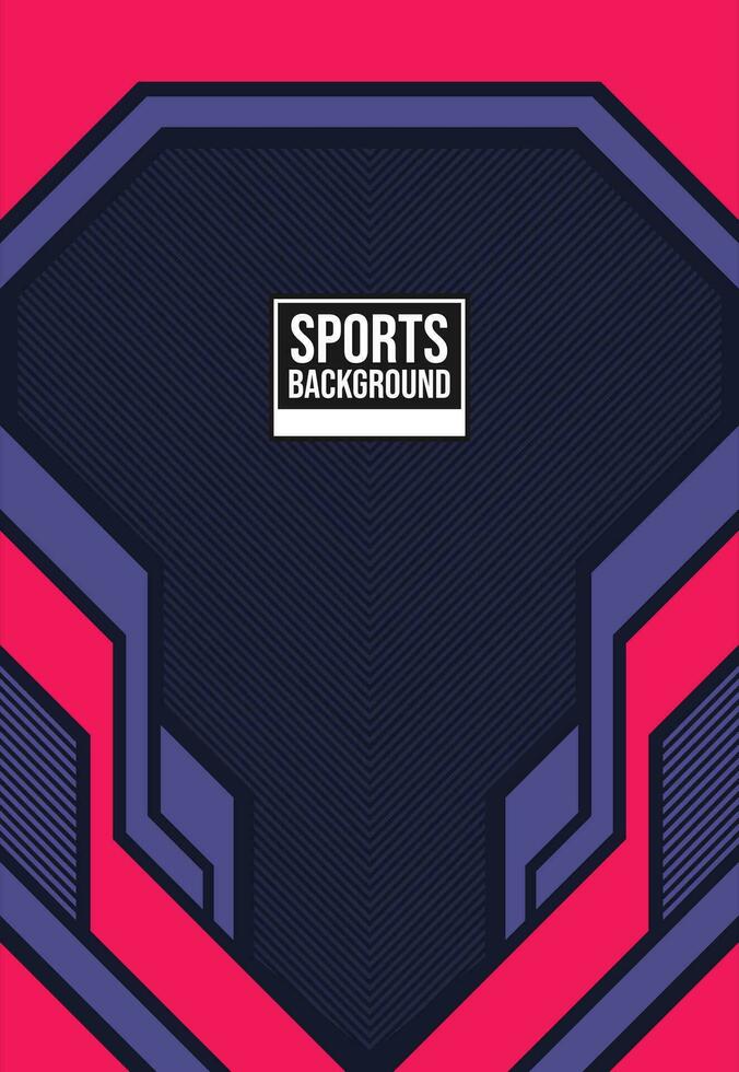 Gaming jersey sport background design for sublimation vector