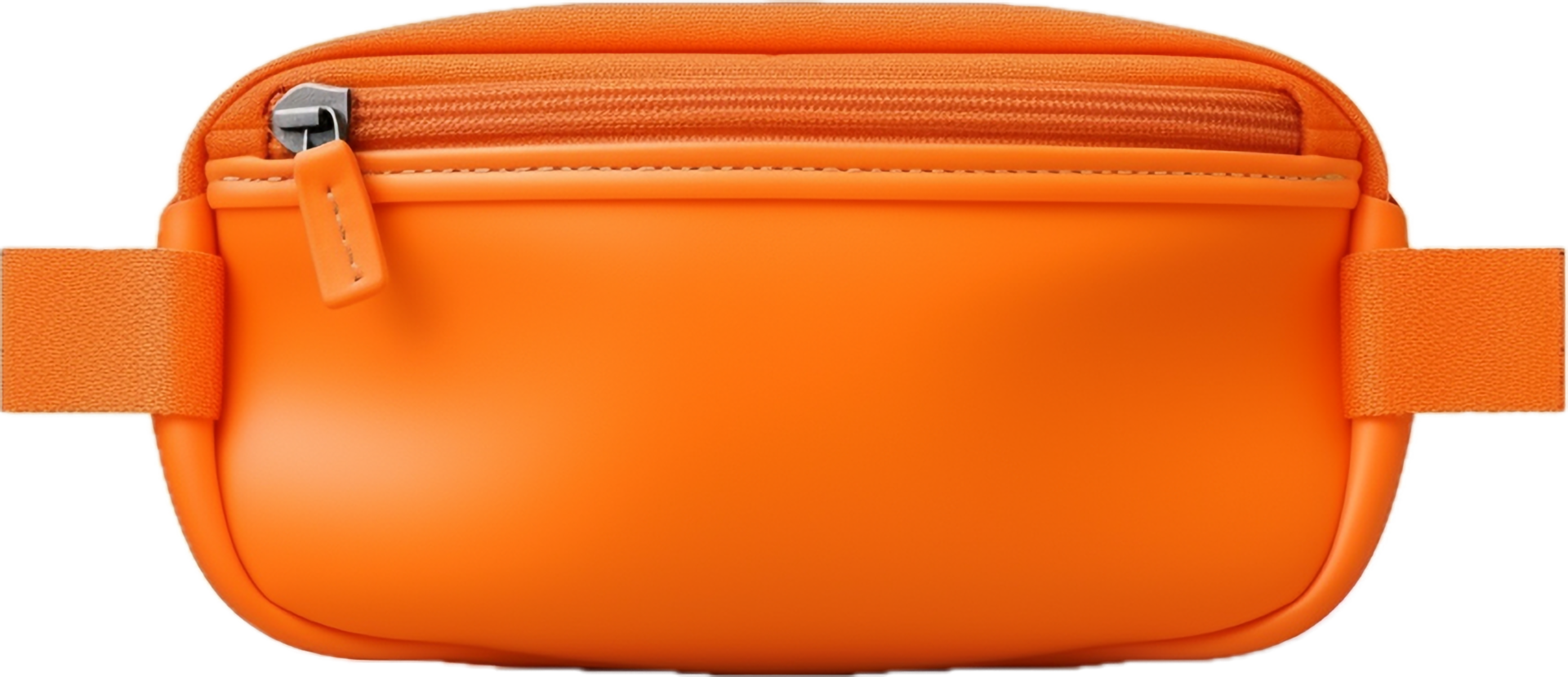 Orange waist pouch png with AI generated.