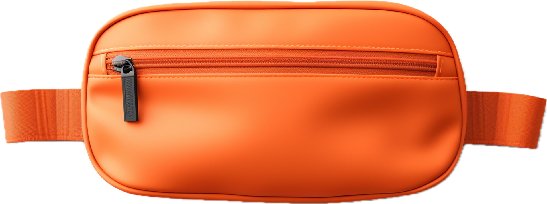 Orange waist pouch png with AI generated.