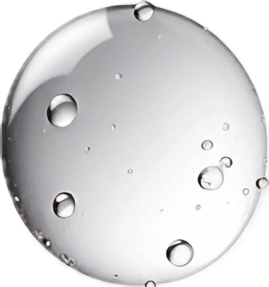 Water droplets png with AI generated.