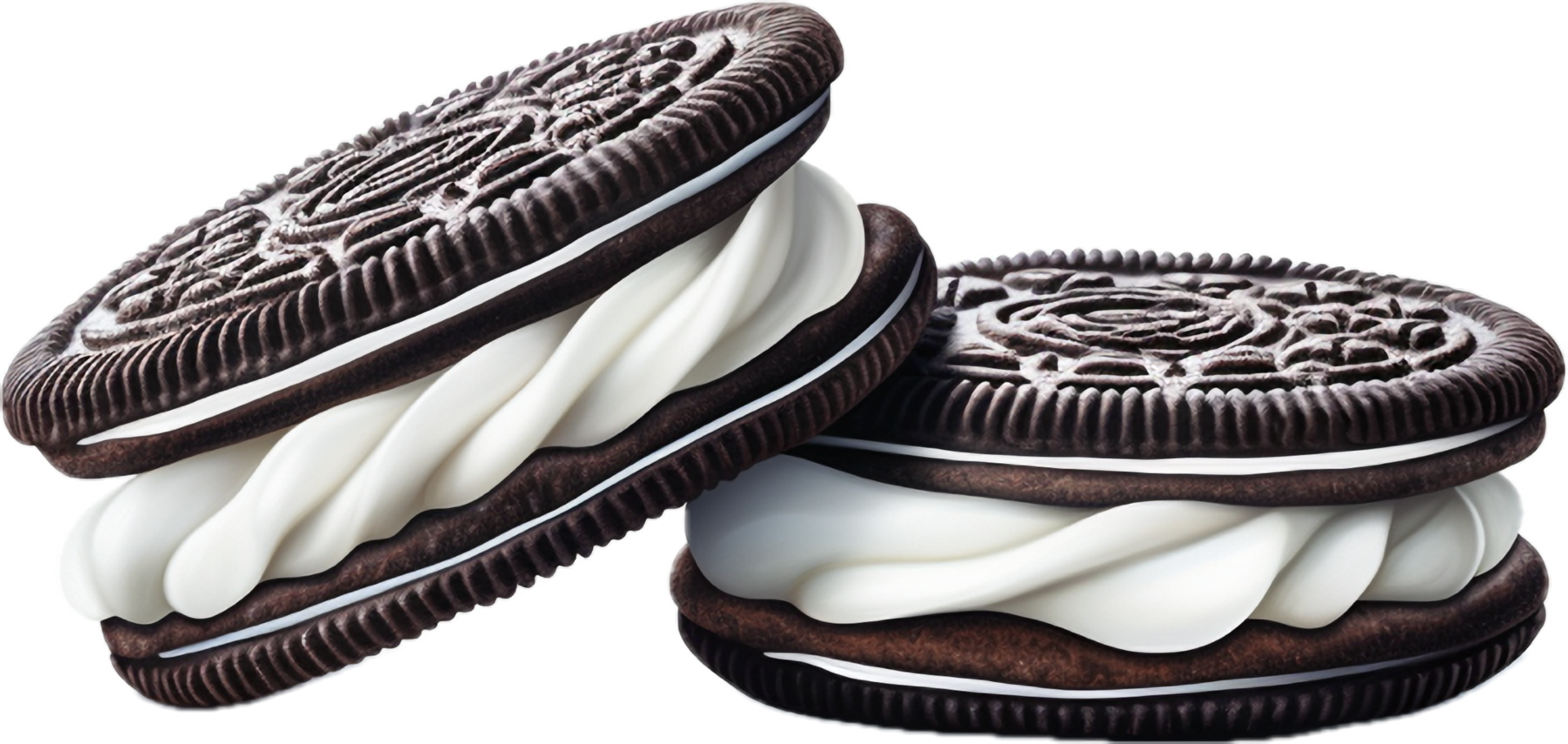 Cookies with cream png with AI generated.