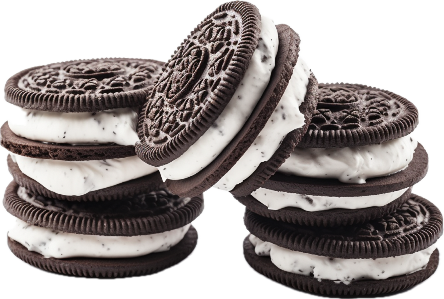 Cookies with cream png with AI generated.