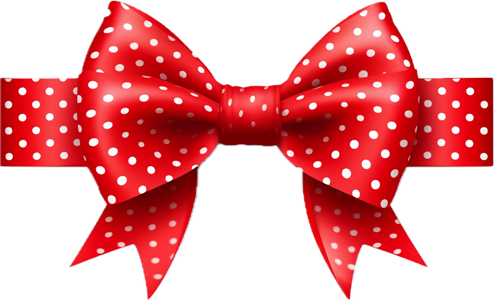 Red gift ribbon bow png with AI generated. 34339052 PNG