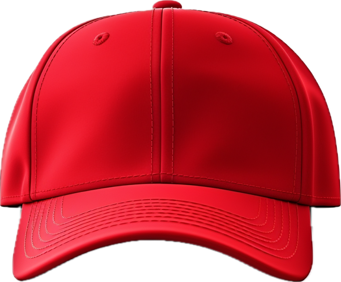 Red baseball cap png with AI generated. 34339073 PNG