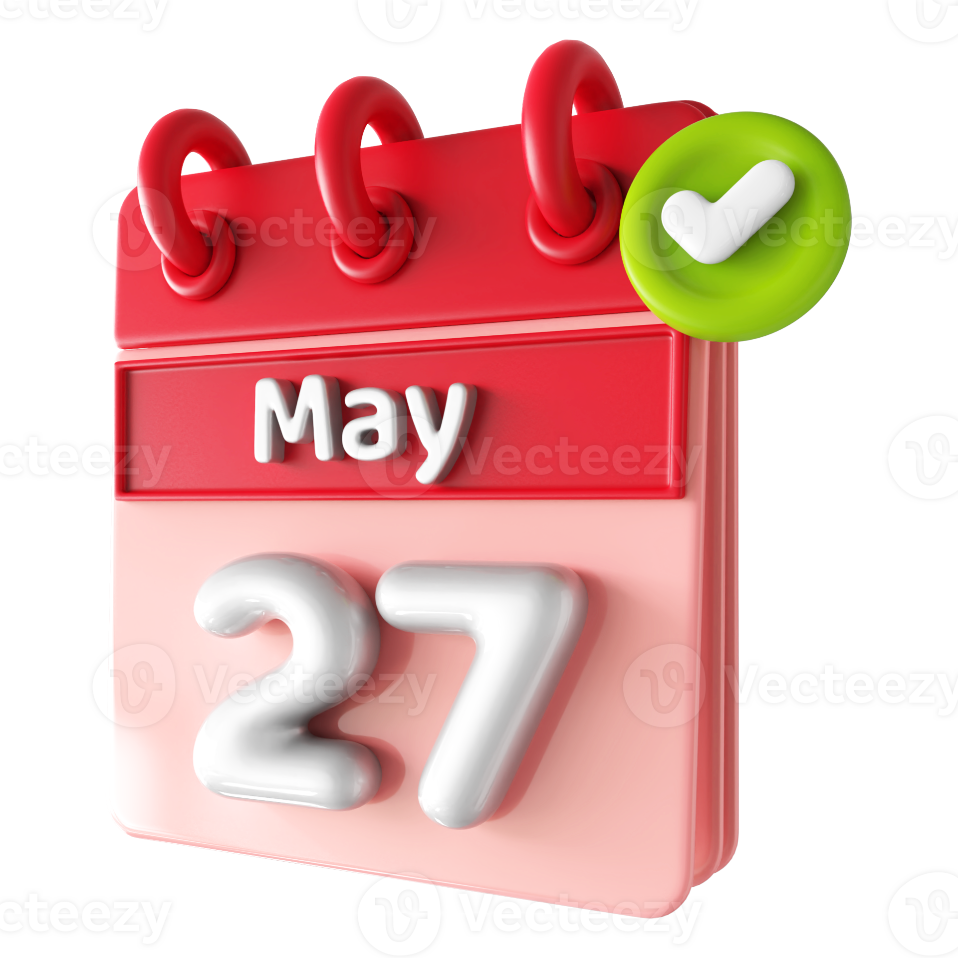 May 27th Calendar 3D With Check Mark Icon 34339682 PNG may-27th-calendar-3d-with-check-mark-icon-34339682-png