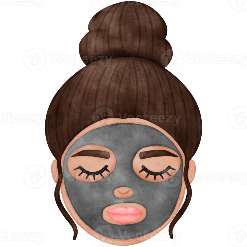 Woman Face, Facial Mask, Spa, Selfcare png