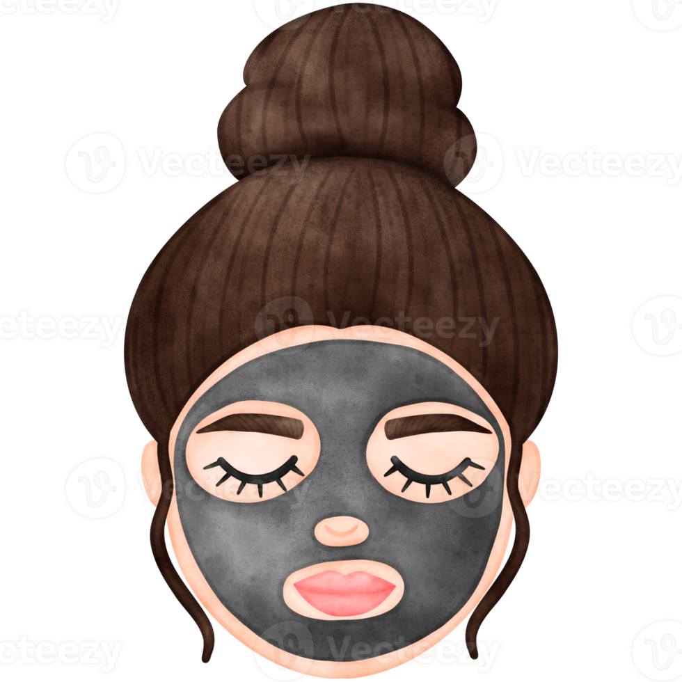 Woman Face, Facial Mask, Spa, Selfcare png