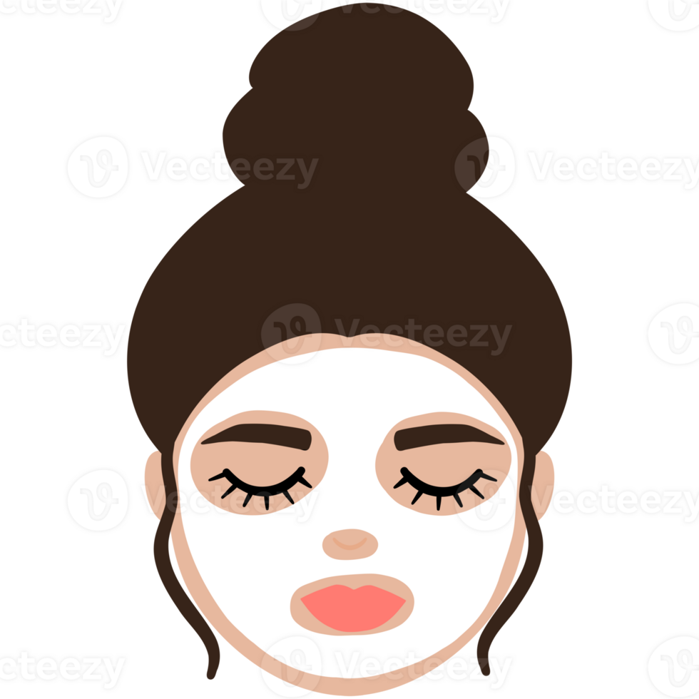 Woman Face, Facial Mask, Spa, Selfcare png