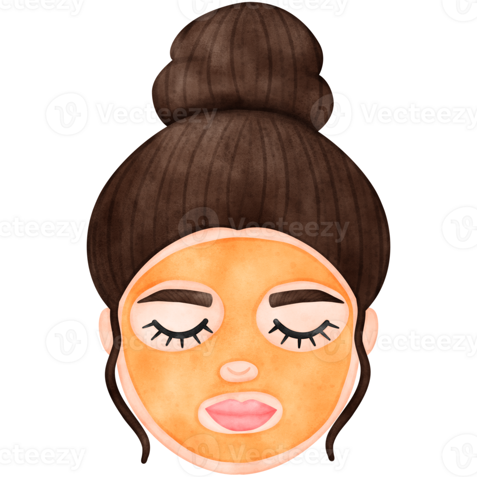 Woman Face, Facial Mask, Spa, Selfcare png