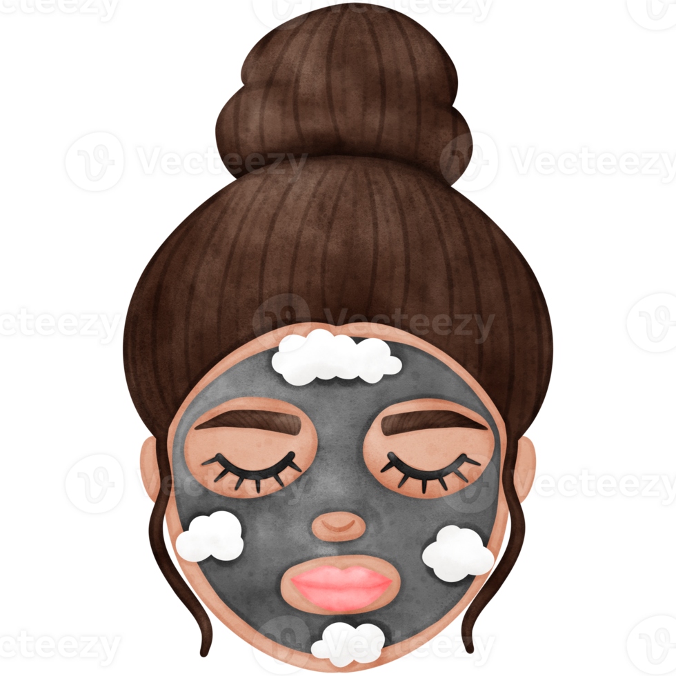 Woman Face, Facial Mask, Spa, Selfcare png