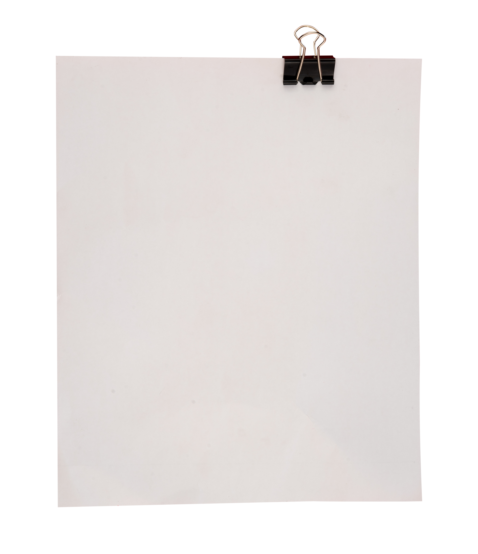 blank sheet of paper with binder 34339863 PNG