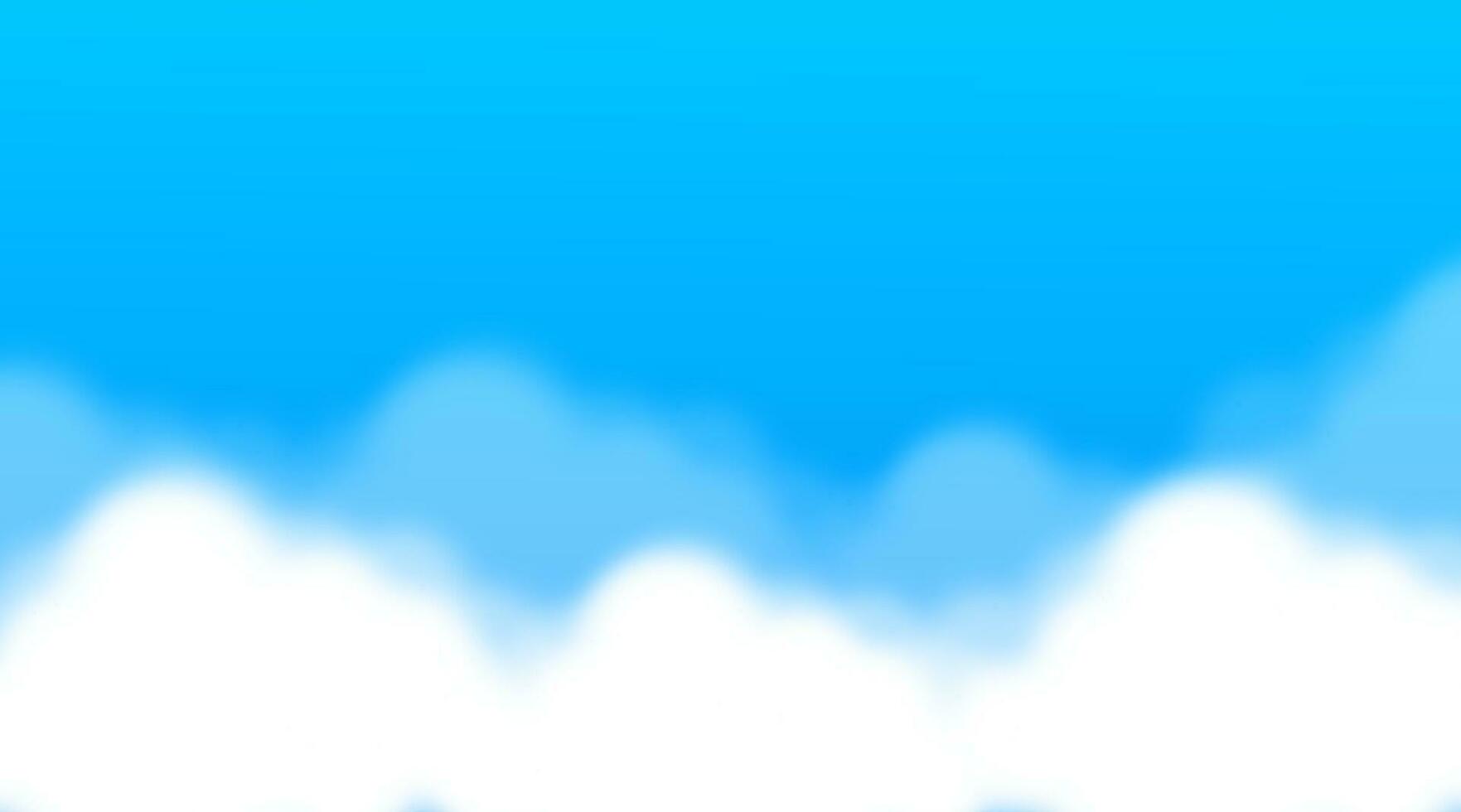 Set of blue sky, clouds. Cloud icon, cloud shape. Vector design element for logo, web and print.