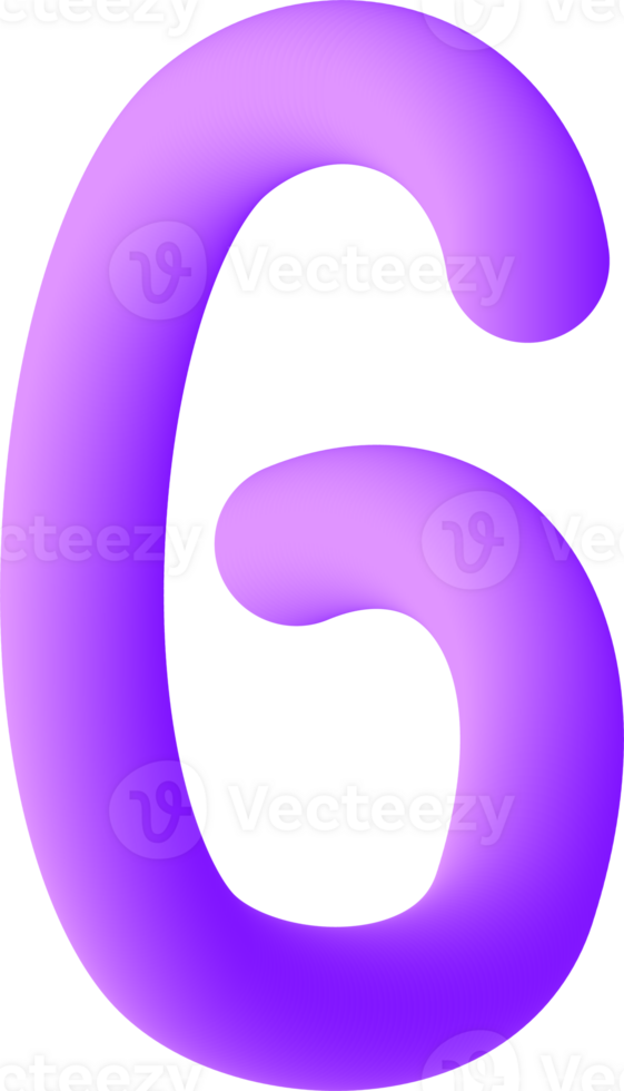 Number illustration. Hand drawn picture png