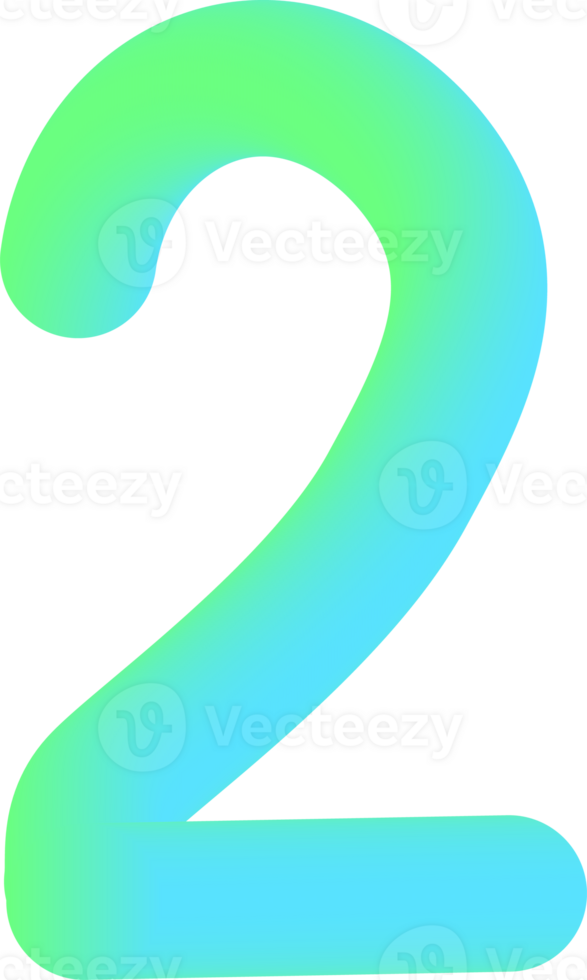 Number illustration. Hand drawn picture png
