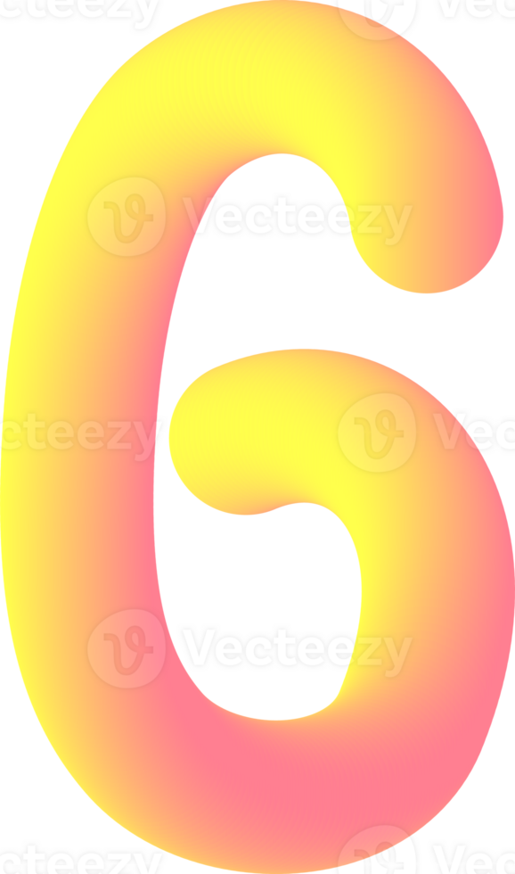 Number illustration. Hand drawn picture png