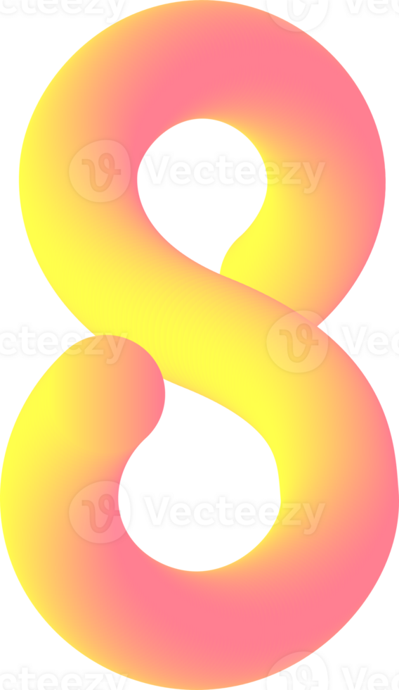 Number illustration. Hand drawn picture png