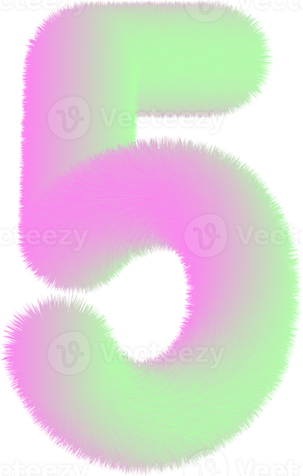 Number illustration. Hand drawn picture png