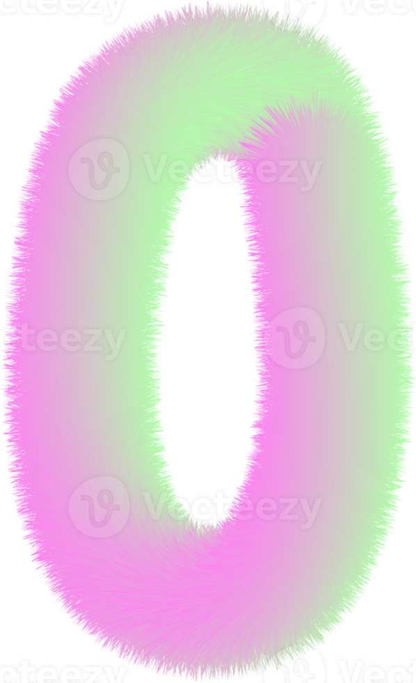 Number illustration. Hand drawn picture png