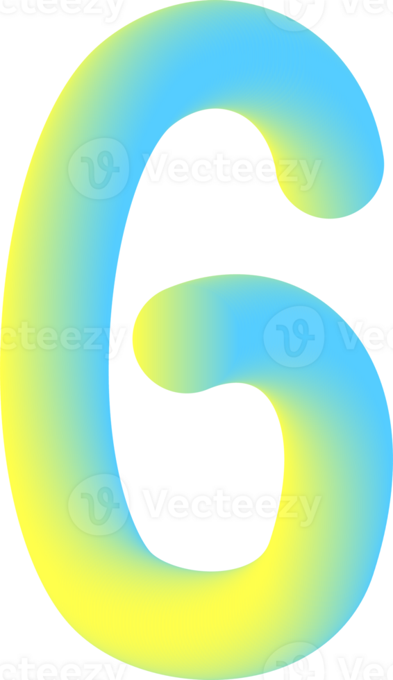 Number illustration. Hand drawn picture png