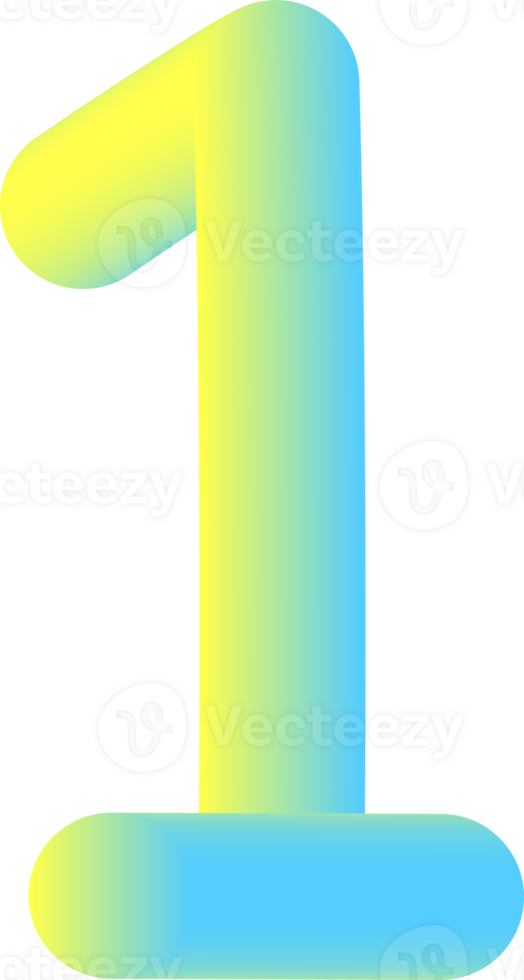 Number illustration. Hand drawn picture png
