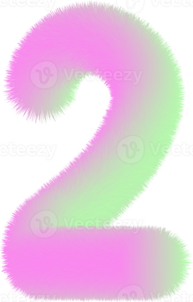 Number illustration. Hand drawn picture png
