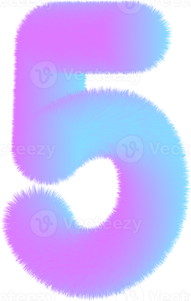 Number illustration. Hand drawn picture png