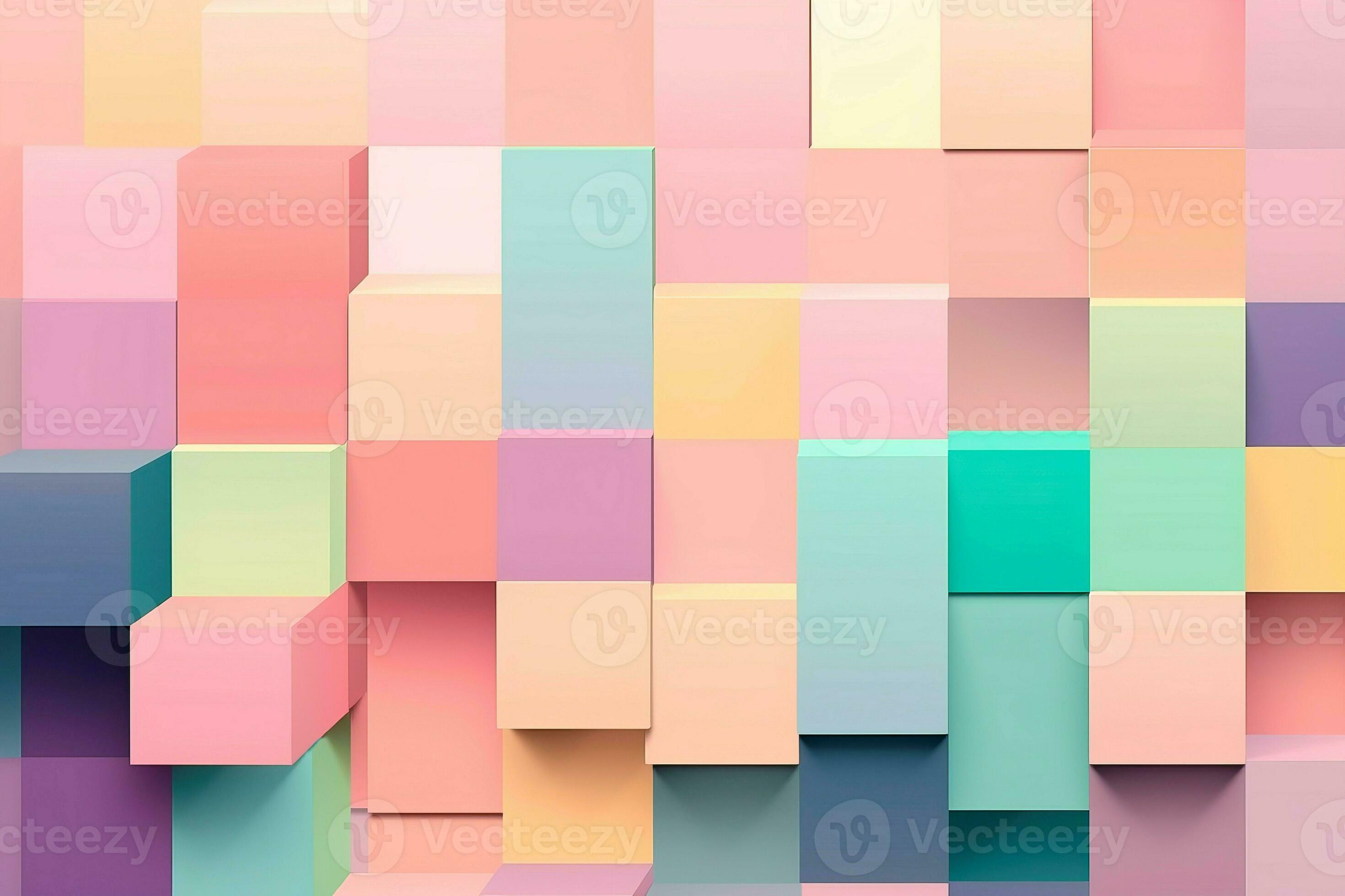 Colorful blocks wallpaper. Generate ai 34340929 Stock Photo at Vecteezy