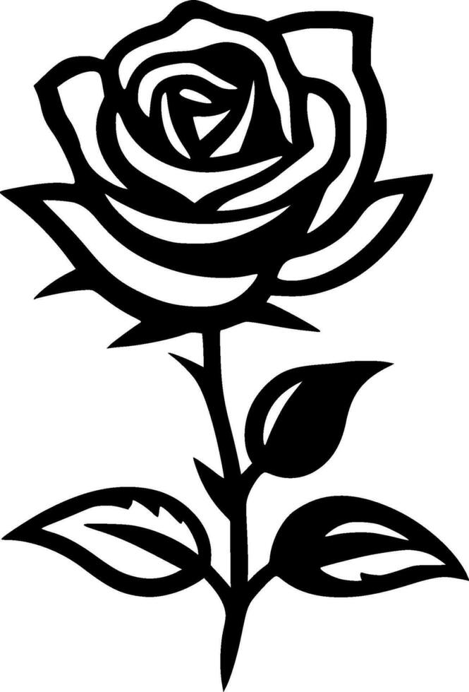 Roses - High Quality Vector Logo - Vector illustration ideal for T-shirt graphic