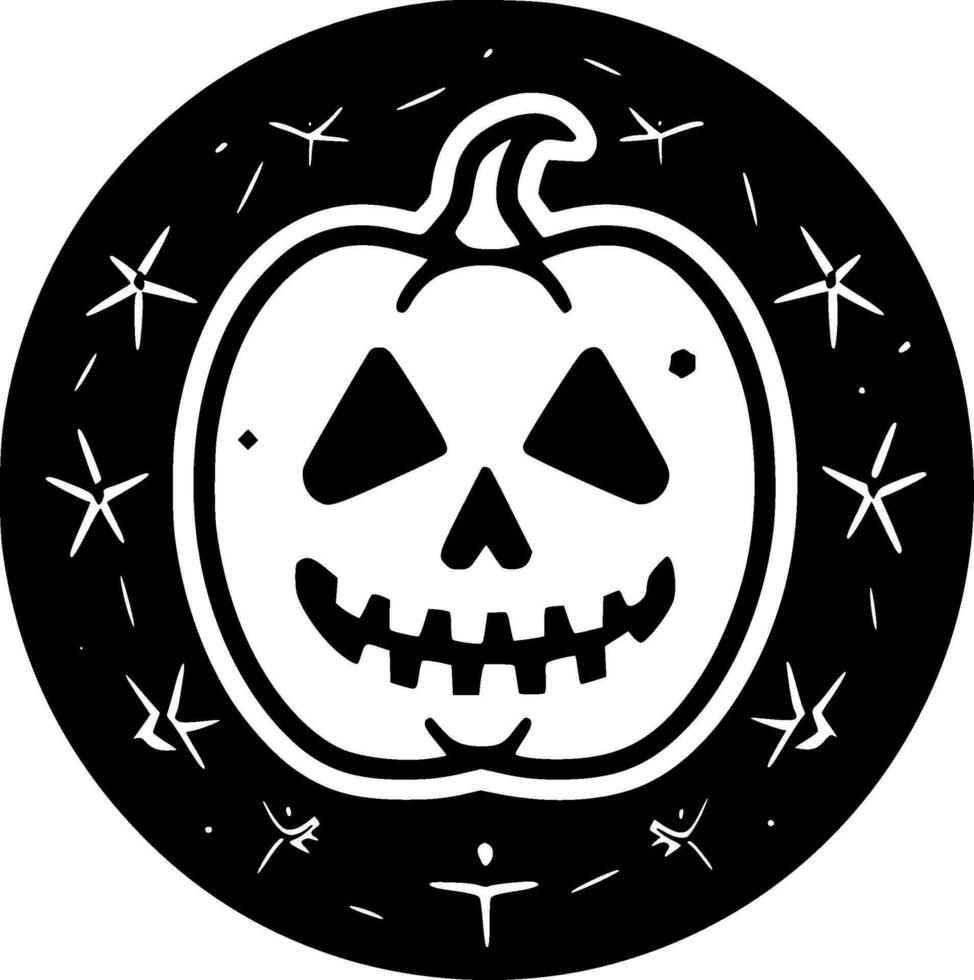 Halloween - Minimalist and Flat Logo - Vector illustration