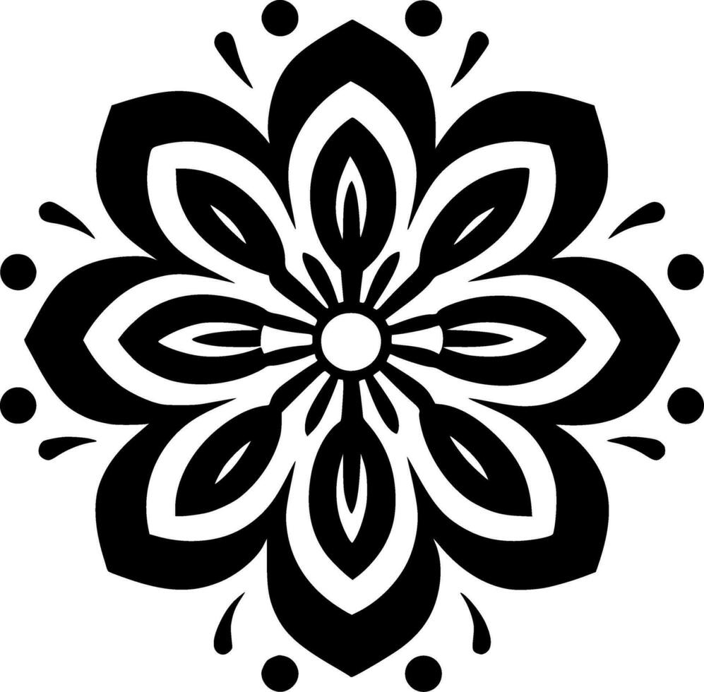 Flower - High Quality Vector Logo - Vector illustration ideal for T-shirt graphic