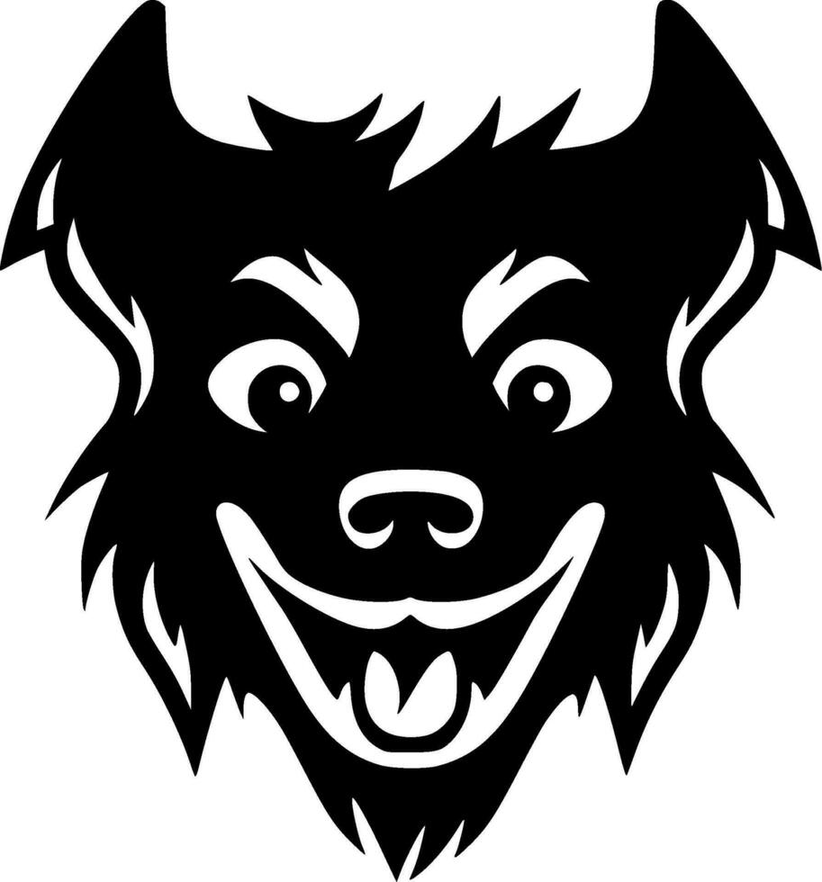 Dog - Minimalist and Flat Logo - Vector illustration