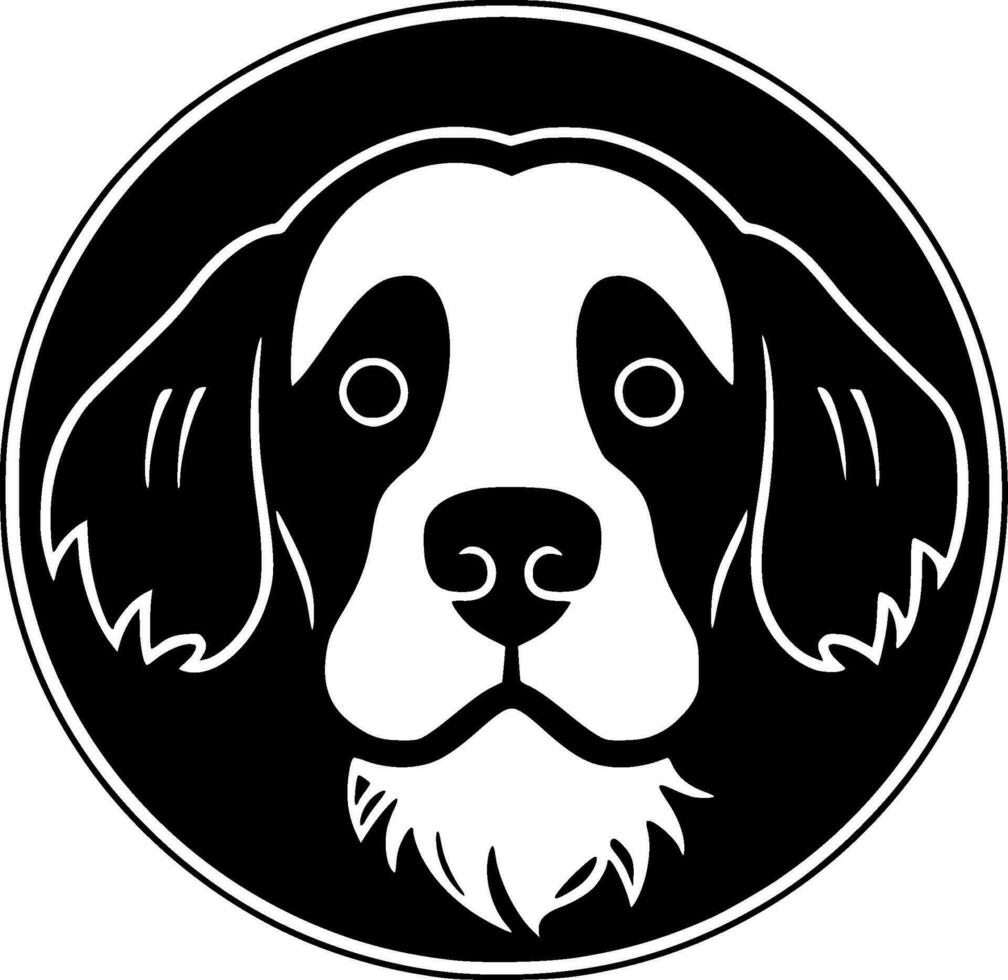 Dog - Minimalist and Flat Logo - Vector illustration