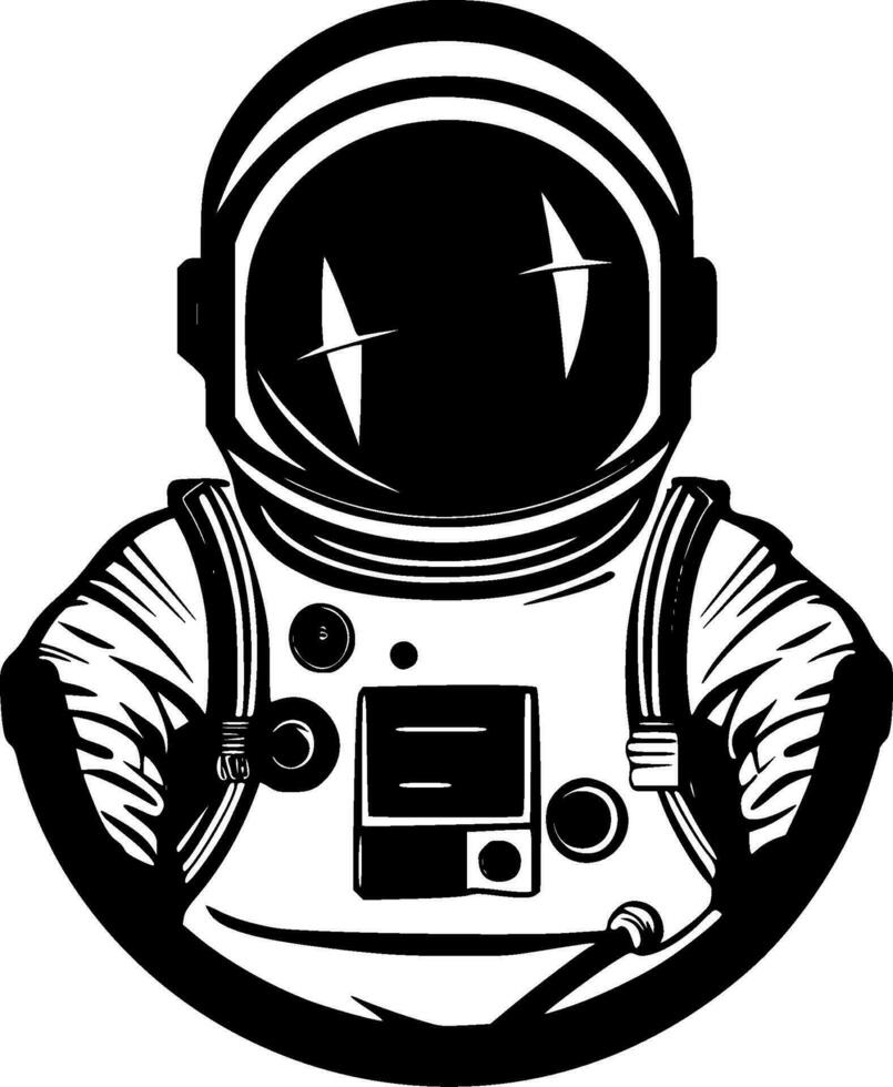 Astronaut - High Quality Vector Logo - Vector illustration ideal for T-shirt graphic