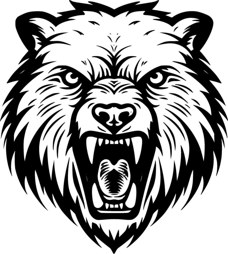 Bear - High Quality Vector Logo - Vector illustration ideal for T-shirt graphic