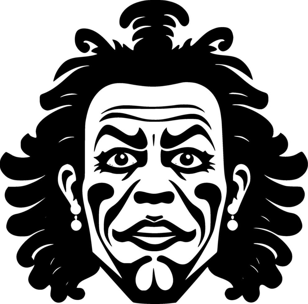 Clown - High Quality Vector Logo - Vector illustration ideal for T-shirt graphic