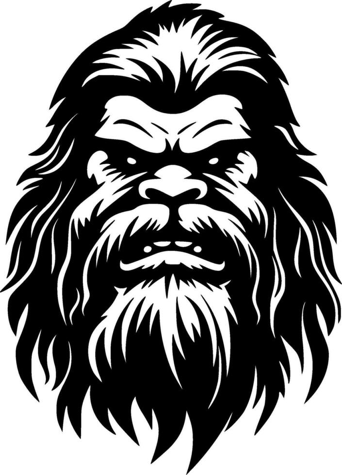 Bigfoot - Minimalist and Flat Logo - Vector illustration