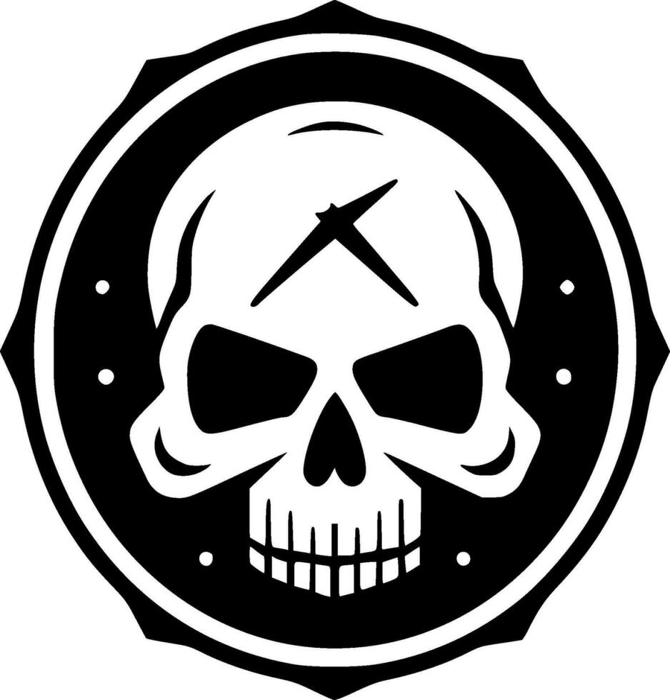 Halloween - Black and White Isolated Icon - Vector illustration