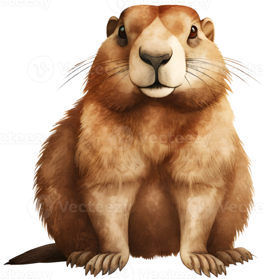 Groundhog. AI Generative png