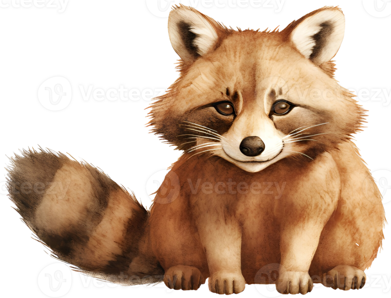 Raccoon. AI Generative png