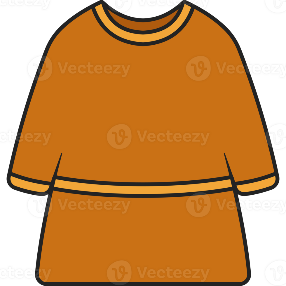 Baby Clothing Illustration Collection Flat Style Illustration PNG Gradient Background
