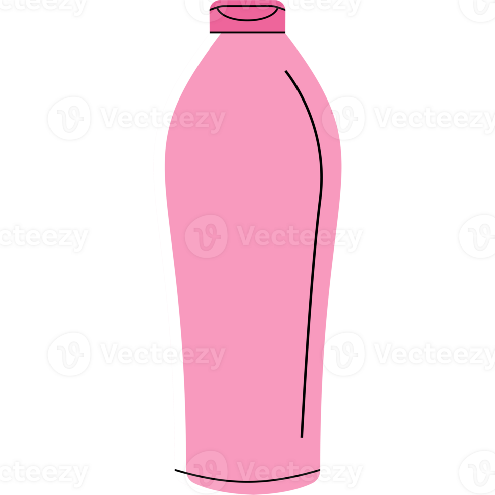 minimalistische vlak stijl lichaam lotion fles PNG transparant achtergrond