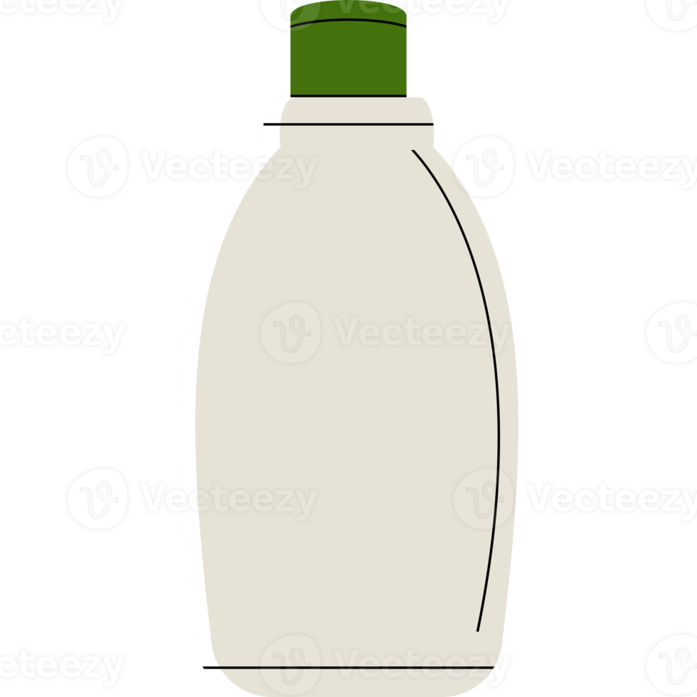 minimalistische vlak stijl lichaam lotion fles PNG transparant achtergrond